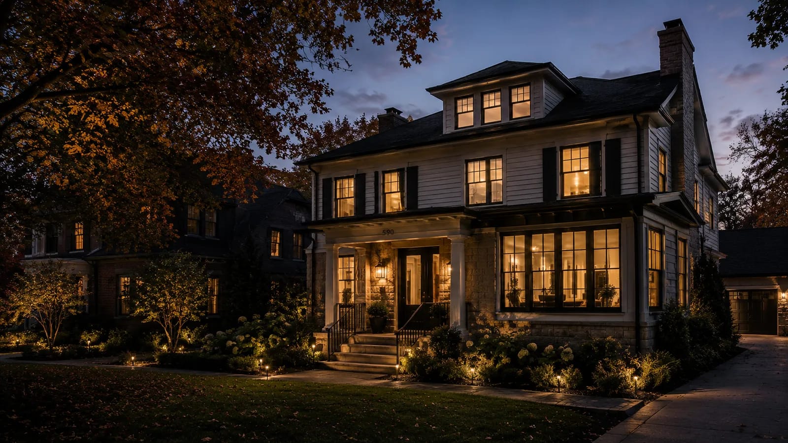 Exterior of a renovated Rochester home